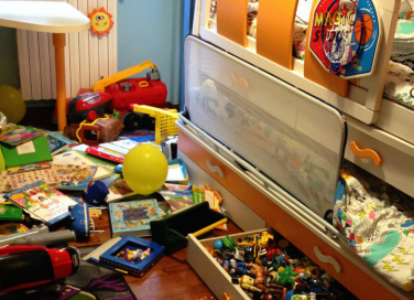 La camera dei bimbi: dal disastro allo splendore