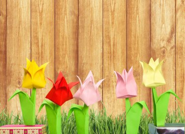 fiori di carta origami semplici tutorial