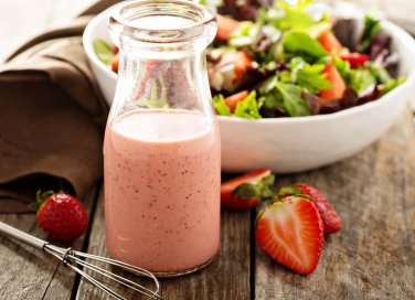 dressing, insalata, frutta