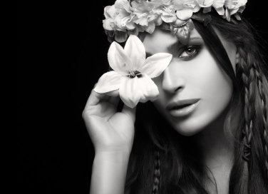 acconciature capelli, anni 70, boho chic