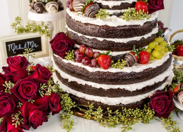 torta nuziale, naked cake, matrimonio