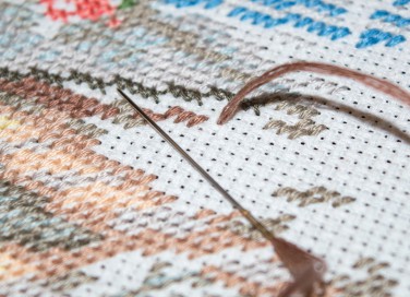 ricamo mezzo punto, mezzo punto come si fa