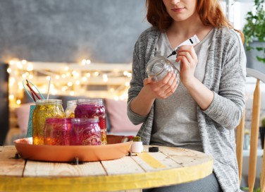 come scrivere sui barattoli, etichette fai da te barattoli