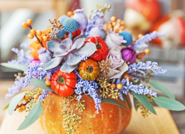 decorare zucche secche, decorare zucche ornamentali