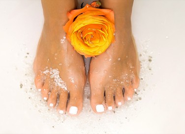 scrub, piedi, sale