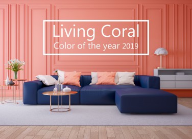 arredare casa, Pantone, Living Coral