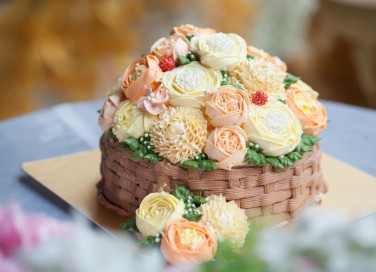 flower cake, torte con fiori, fiori in crema di burro