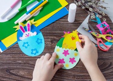 lavoretti, bambini, Pasqua