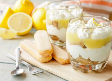 tisamisù al limone, senza uova, yogurt