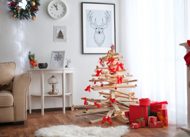 albero di Natale, legno, come farlo