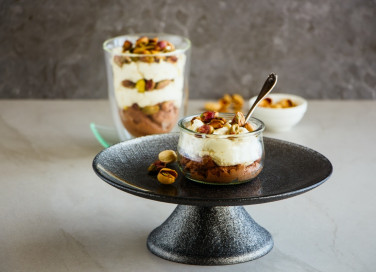 tiramisù, pistacchio, preparazione