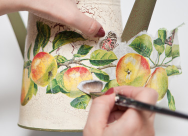 come fare decoupage, decoupage come si fa, decoupage tecnica