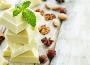 salame al cioccolato, cioccolata bianca, cocco