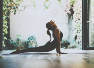 yoga, casa, esercizi