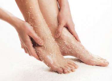 scrub piedi fai da te, scrub piedi fatto casa, scrub piedi