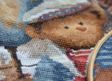punto croce orsetti, schemi punto croce orsetti, punto croce orso