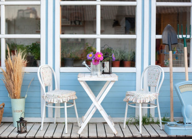 arredamento, veranda, esterni