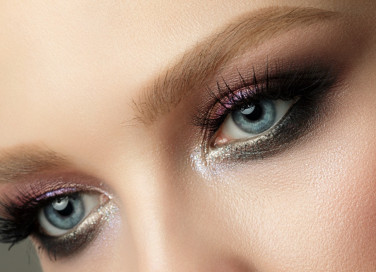 smokey eyes, occhi azzurri, trucco occhi bello