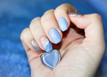 nail art, onde, idee manicure