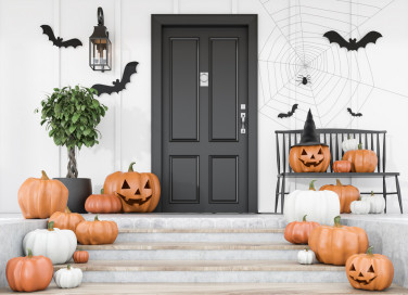decorazioni halloween fai da te esterno, decorazioni halloween fai da te 