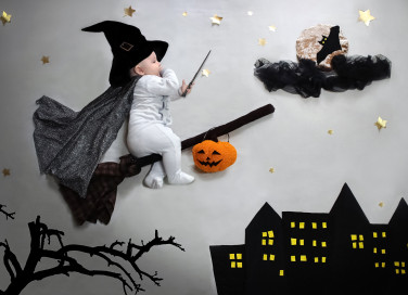 halloween neonato fai da te, costume halloween neonato, vestito halloween neonato 