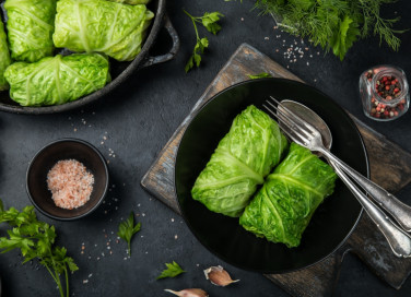 involtini, verza, patate