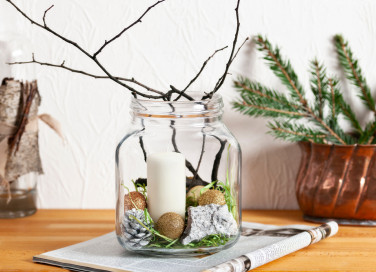 composizioni natalizie vasi vetro, composizioni natale vasi vetro, decorazioni natalizie vetro