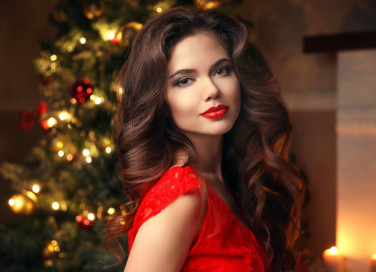 acconciature glamour, Natale 2020, capelli