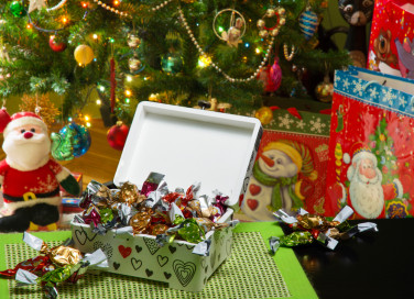 scatoline natalizie fai da te, scatoline natalizie decoupage, scatoline natale fai da te