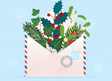 immagini di Natale, vischio, agrifoglio