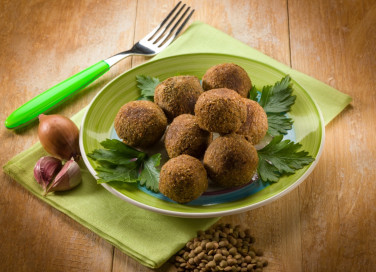 polpette di lenticchie, forno, vegane