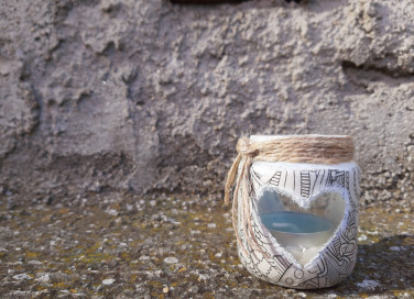 come decorare barattolo vetro decoupage, come decorare barattolo, decoupage vetro