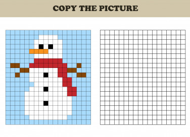 pixel art inverno, coding inverno