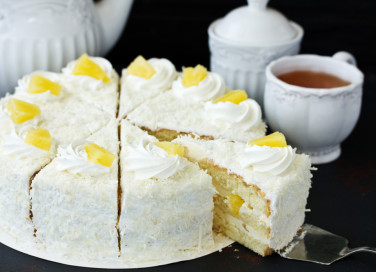 torte decorate panna cocco, torte decorate panna, torte decorate cocco