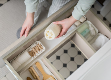 decluttering cassetti, ordinare cassetti