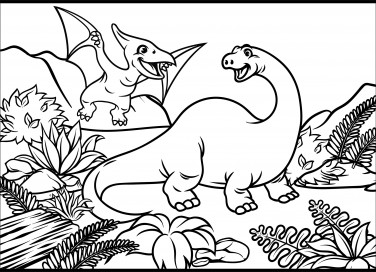 dinosauri da colorare, dinosauri da stampare