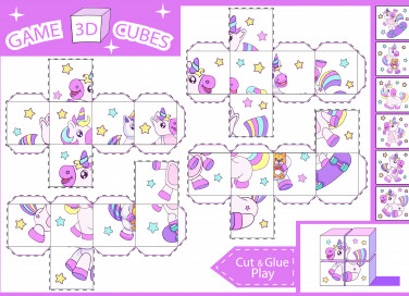 cubi puzzle fai da te da stampare, cubi puzzle fai da te