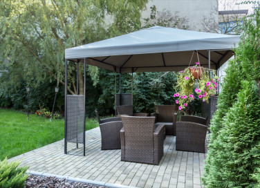 arredare, giardino, gazebo