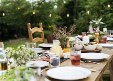 festa, giardino, pulizia