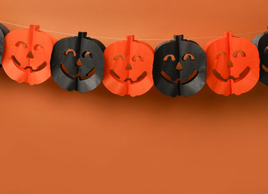 decorazioni halloween fai da te, festoni halloween fai da te