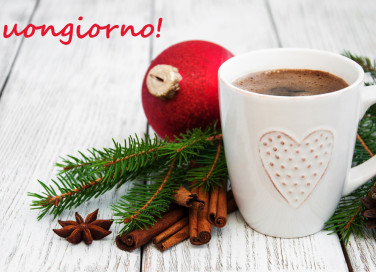 buongiorno natalizio caffè, buongiorno natale caffe
