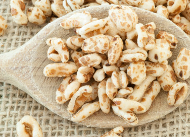 farro soffiato miele, ricetta, snack