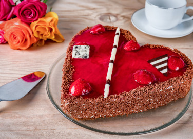 come fare torta a forma di cuore senza stampo, come fare torta a forma di cuore