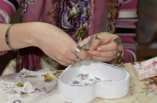 Segnaposto a forma di cuore