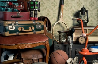 Ordine e pulito in soffitta