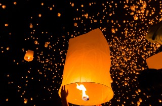 Lanterne di carta stile etnico