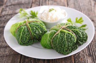 Involtini di verza al formaggio