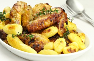 Faraona al forno con patate