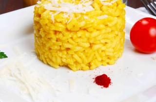 Cupole di risotto allo zafferano