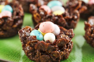 Nidi pasquali di cioccolato